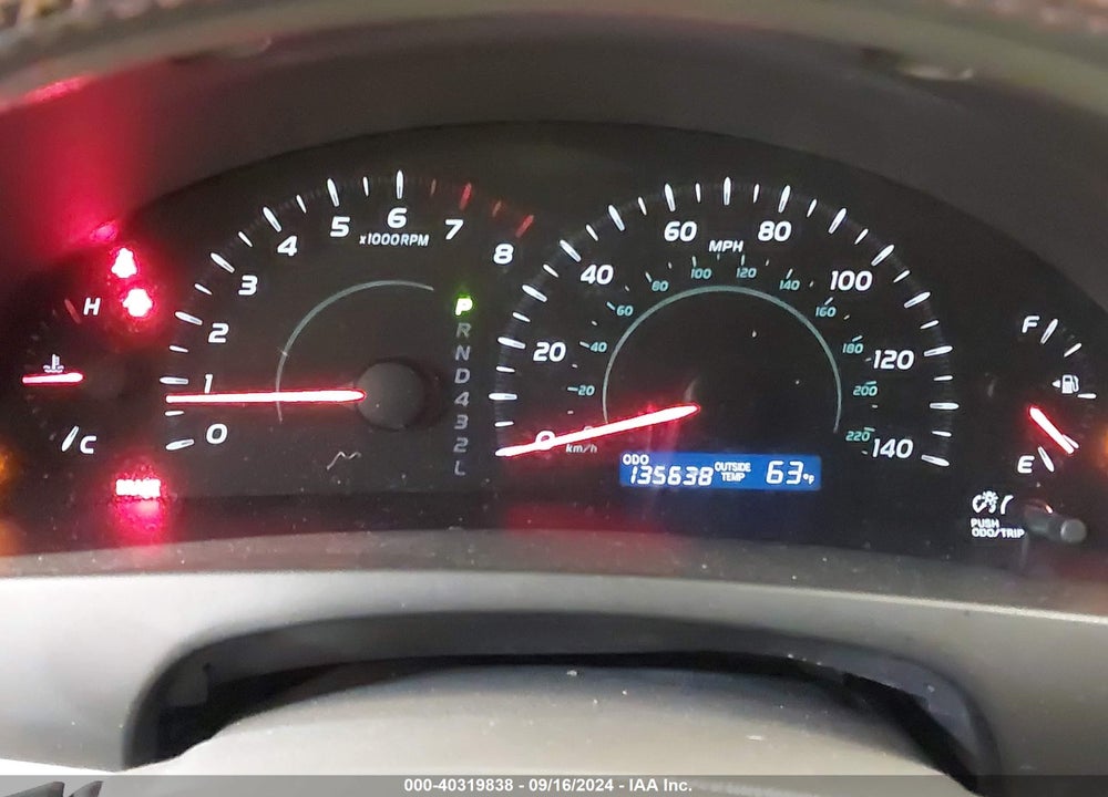 2008 TOYOTA CAMRY LE VIN: 4T1BE46K68U773355