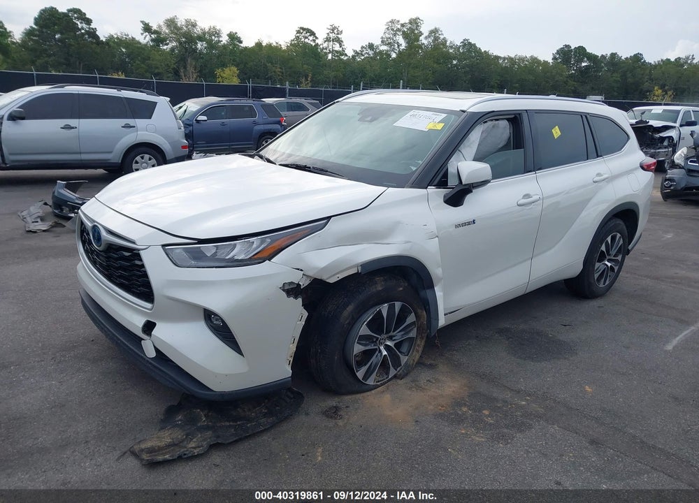 2020 TOYOTA HIGHLANDER HYBRID XLE VIN: 5TDHARAH8LS001150