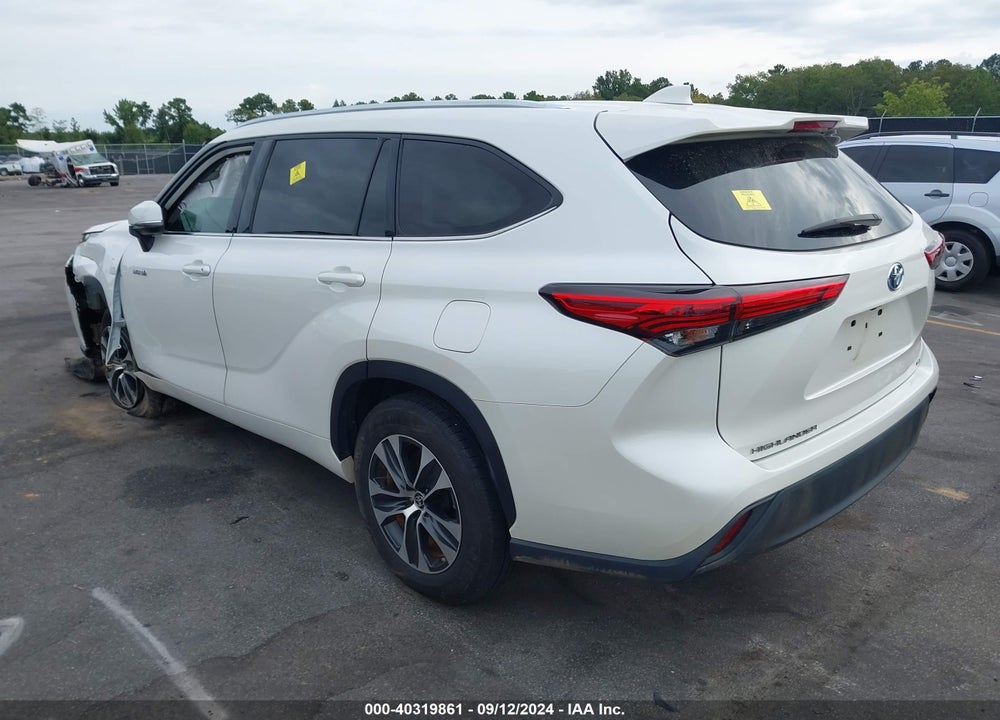 2020 TOYOTA HIGHLANDER HYBRID XLE VIN: 5TDHARAH8LS001150