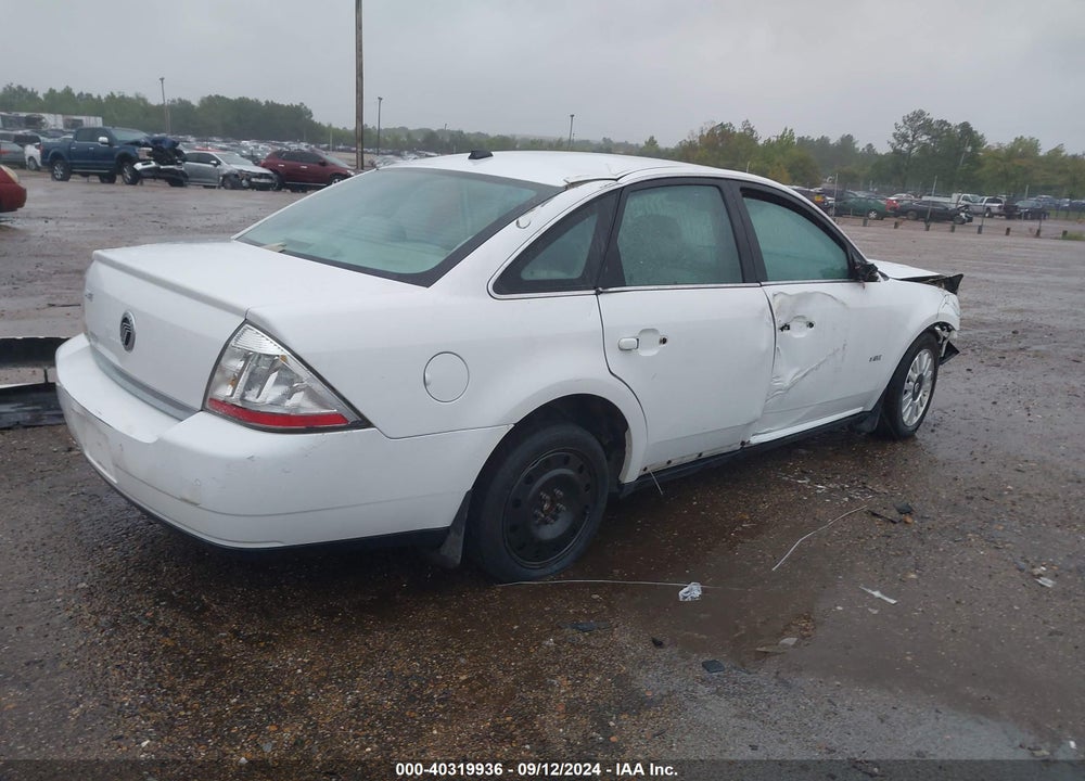2008 MERCURY SABLE VIN: 1MEHM40W68G621618