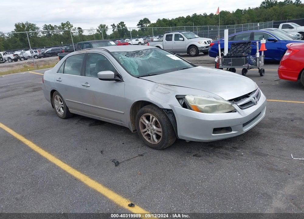 2006 HONDA ACCORD 2.4 SE VIN: 1HGCM56316A110575