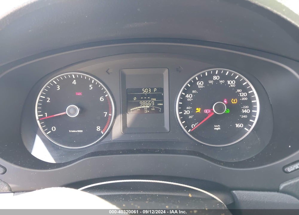 2012 VOLKSWAGEN JETTA 2.5L SEL VIN: 3VWLP7AJ4CM006813