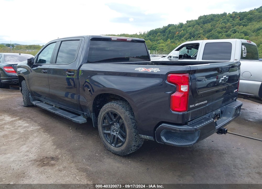 2022 CHEVROLET SILVERADO 1500 4WD SHORT BED RST VIN: 3GCUDEED5NG614883
