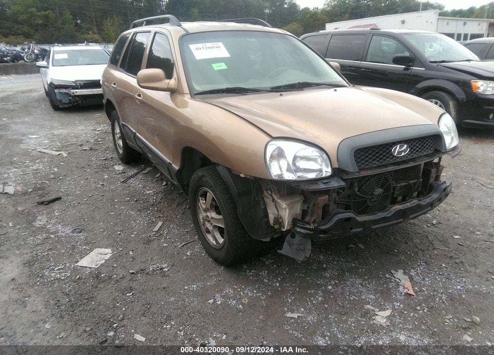 2004 HYUNDAI SANTA FE GLS VIN: KM8SC73D84U790889
