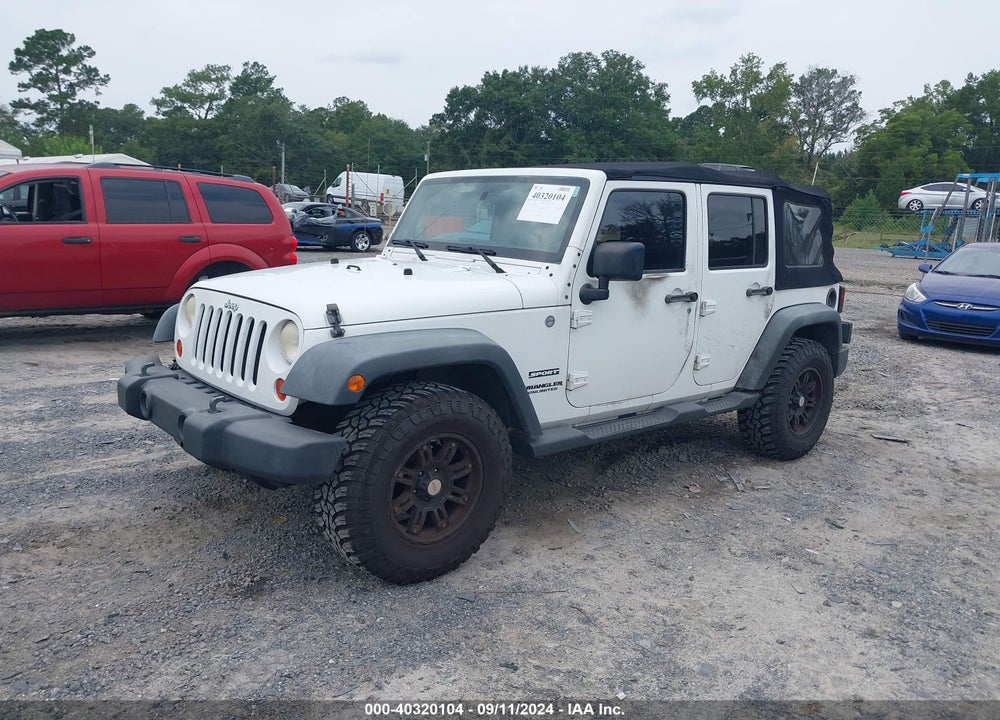 2011 JEEP WRANGLER UNLIMITED SPORT VIN: 1J4BA3H19BL565119