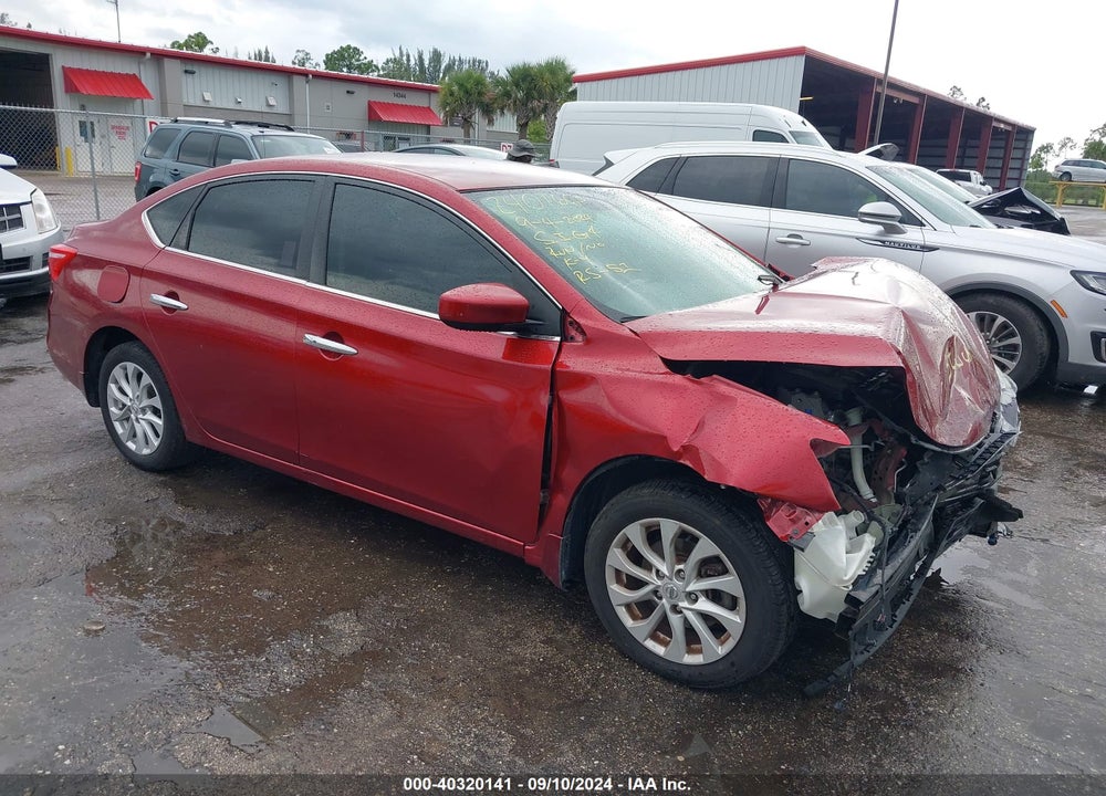 2019 NISSAN SENTRA SV VIN: 3N1AB7AP4KY257354