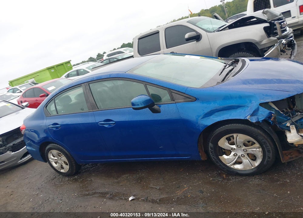 2013 HONDA CIVIC LX VIN: 19XFB2F58DE284381