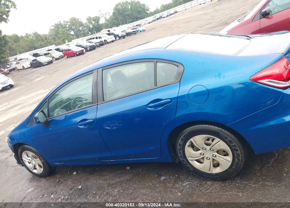 2013 HONDA CIVIC LX VIN: 19XFB2F58DE284381