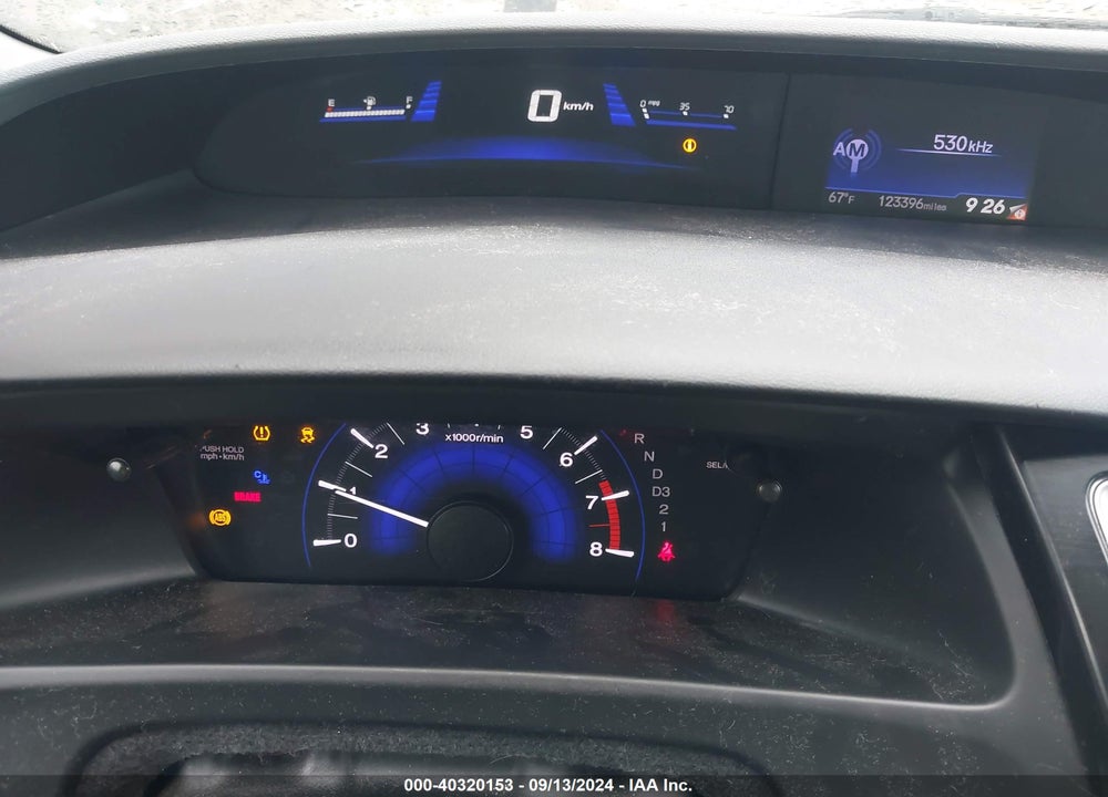 2013 HONDA CIVIC LX VIN: 19XFB2F58DE284381