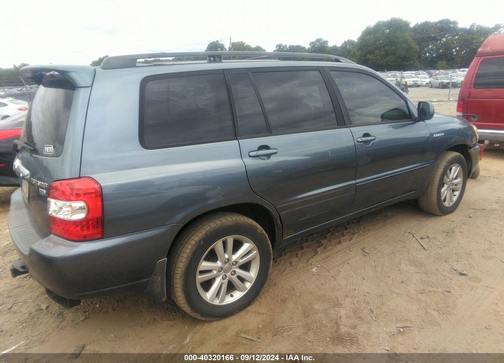 2006 TOYOTA HIGHLANDER HYBRID LIMITED V6 VIN: JTEDW21A260001335