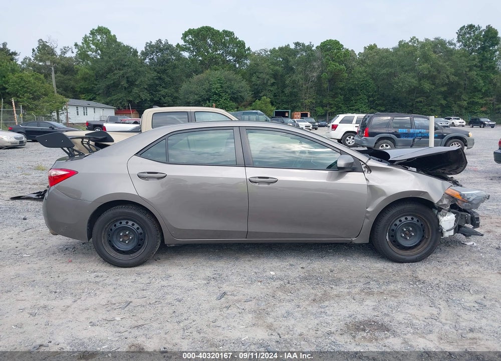 2018 TOYOTA COROLLA LE VIN: 2T1BURHE6JC033870