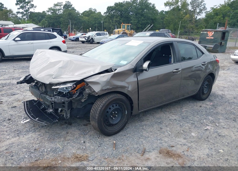 2018 TOYOTA COROLLA LE VIN: 2T1BURHE6JC033870