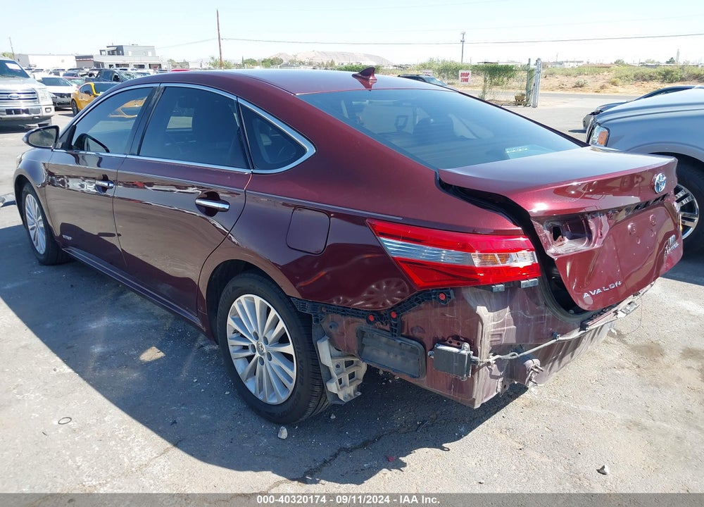 2013 TOYOTA AVALON HYBRID LIMITED VIN: 4T1BD1EB8DU009844