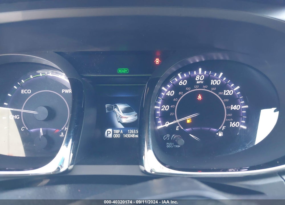 2013 TOYOTA AVALON HYBRID LIMITED VIN: 4T1BD1EB8DU009844