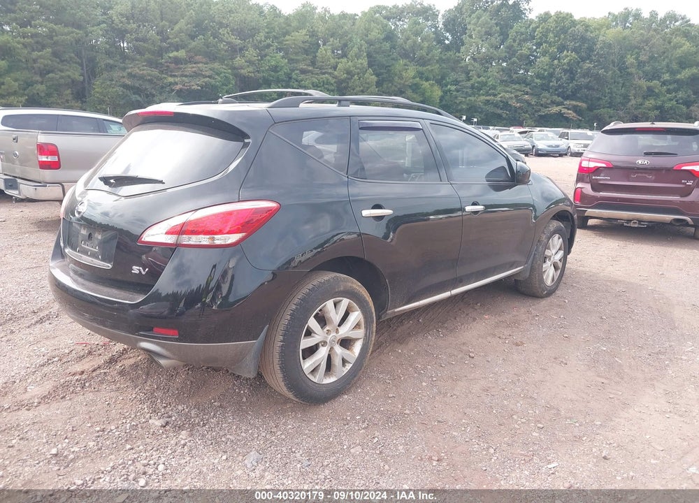 2011 NISSAN MURANO SV VIN: JN8AZ1MU1BW066462