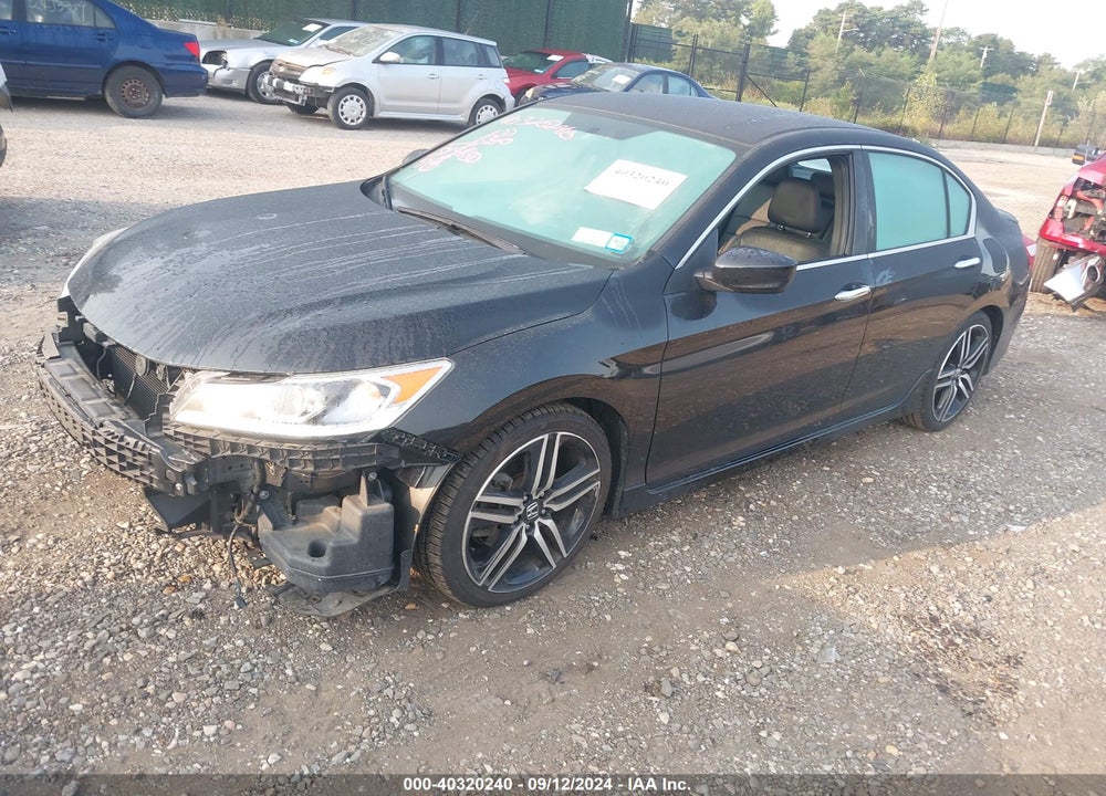 2017 HONDA ACCORD SPORT SE VIN: 1HGCR2F13HA072624