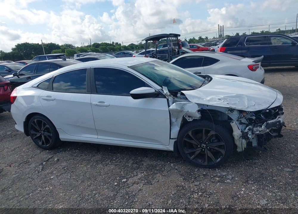 2020 HONDA CIVIC SPORT VIN: 2HGFC2F81LH572142