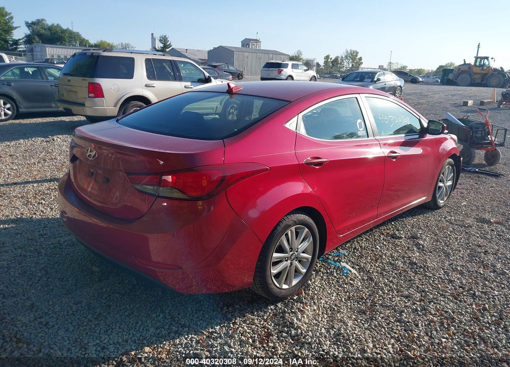 2015 HYUNDAI ELANTRA SE VIN: KMHDH4AE5FU277865