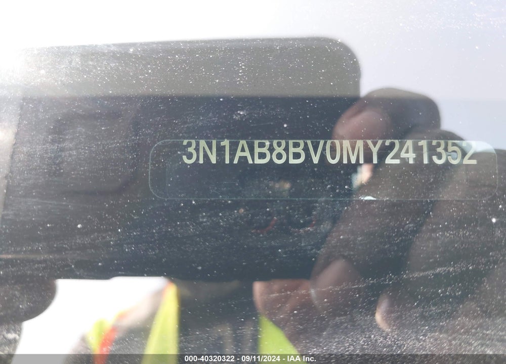 2021 NISSAN SENTRA VIN: 3N1AB8BV0MY241352