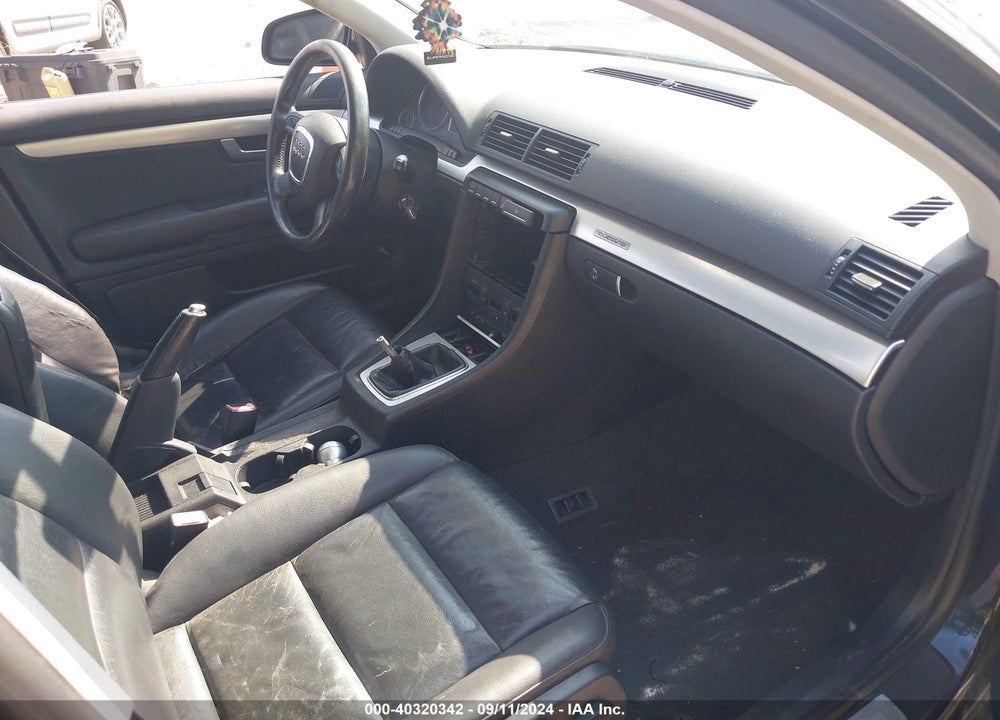 2007 AUDI A4 2.0T VIN: WAUDF78E37A039174