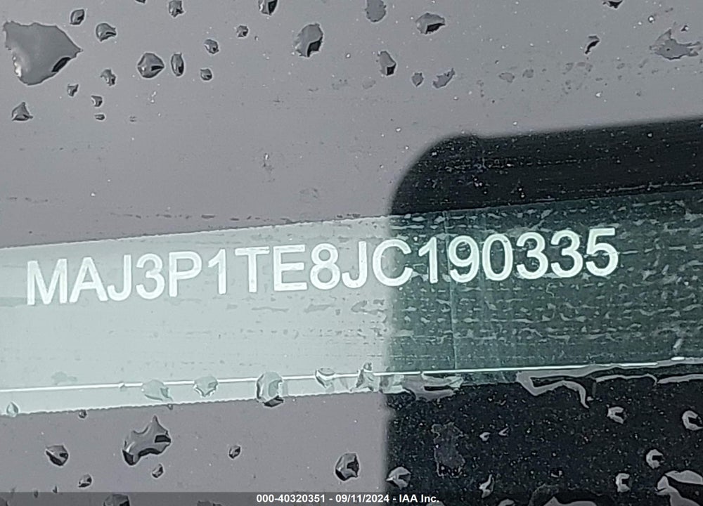 2018 FORD ECOSPORT SE VIN: MAJ3P1TE8JC190335