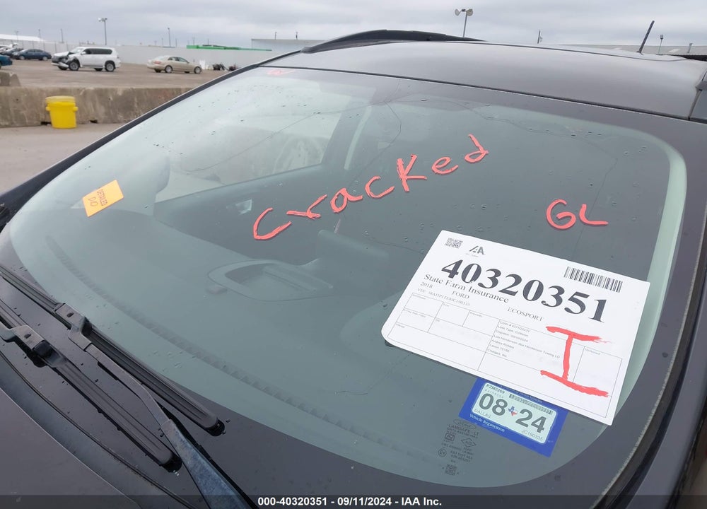 2018 FORD ECOSPORT SE VIN: MAJ3P1TE8JC190335