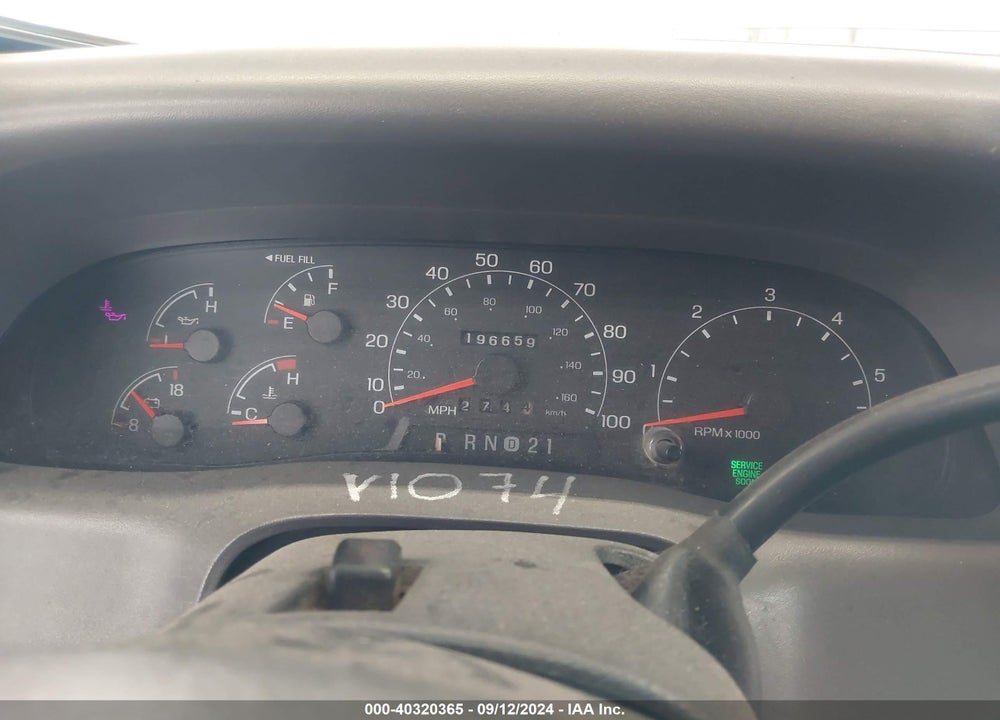 2001 FORD F-250 XL/XLT VIN: 1FTNF20L81EA96636