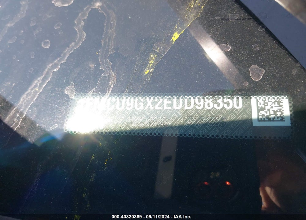2014 FORD ESCAPE SE VIN: 1FMCU9GX2EUD98350