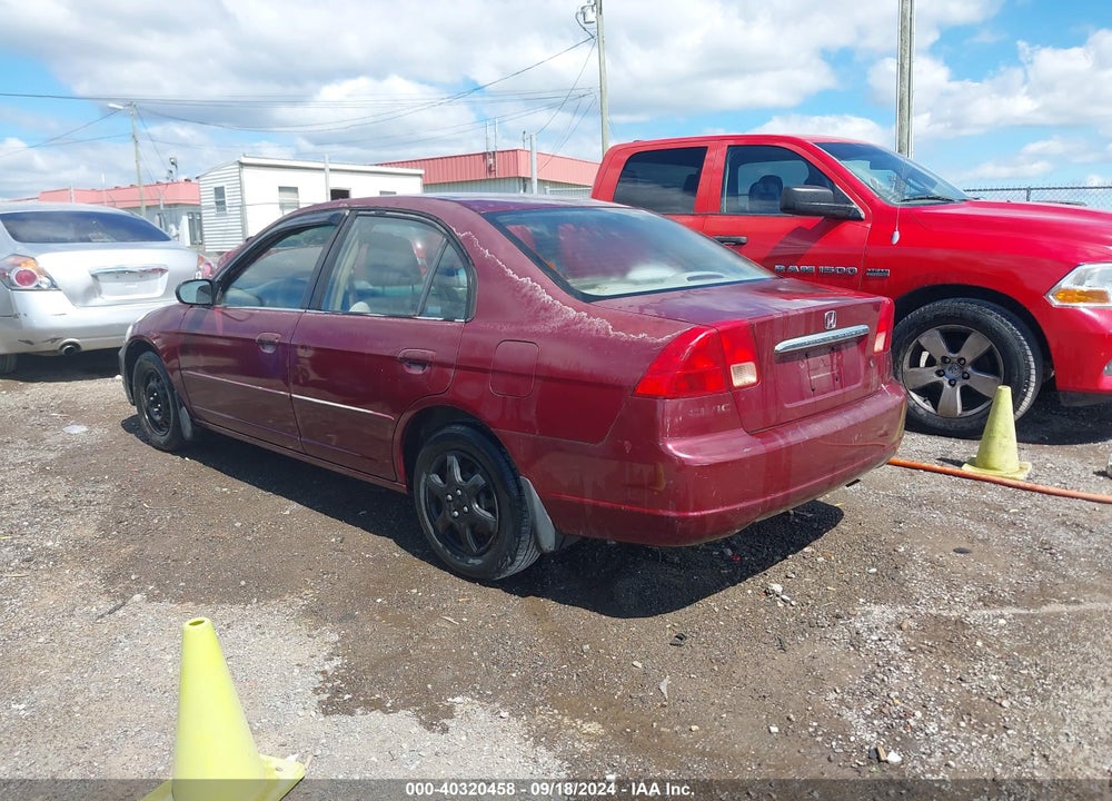 2002 HONDA CIVIC LX VIN: 2HGES16592H563315