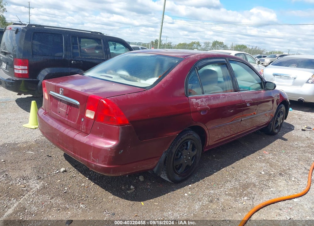 2002 HONDA CIVIC LX VIN: 2HGES16592H563315