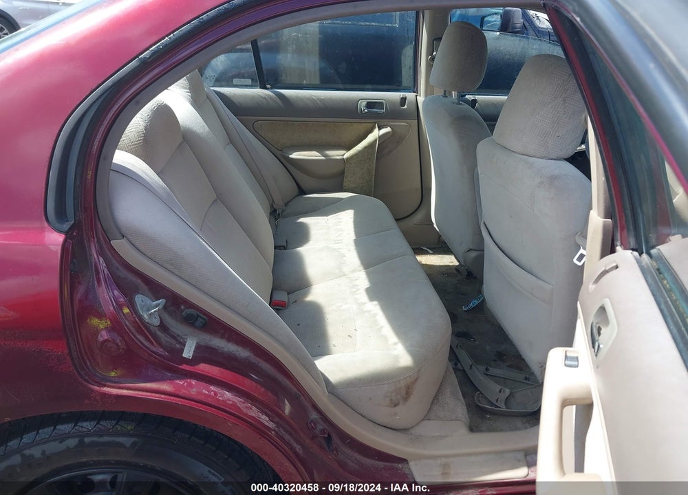 2002 HONDA CIVIC LX VIN: 2HGES16592H563315