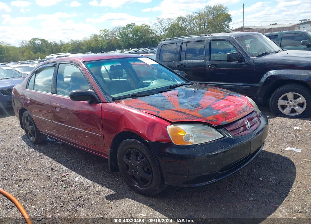 2002 HONDA CIVIC LX VIN: 2HGES16592H563315