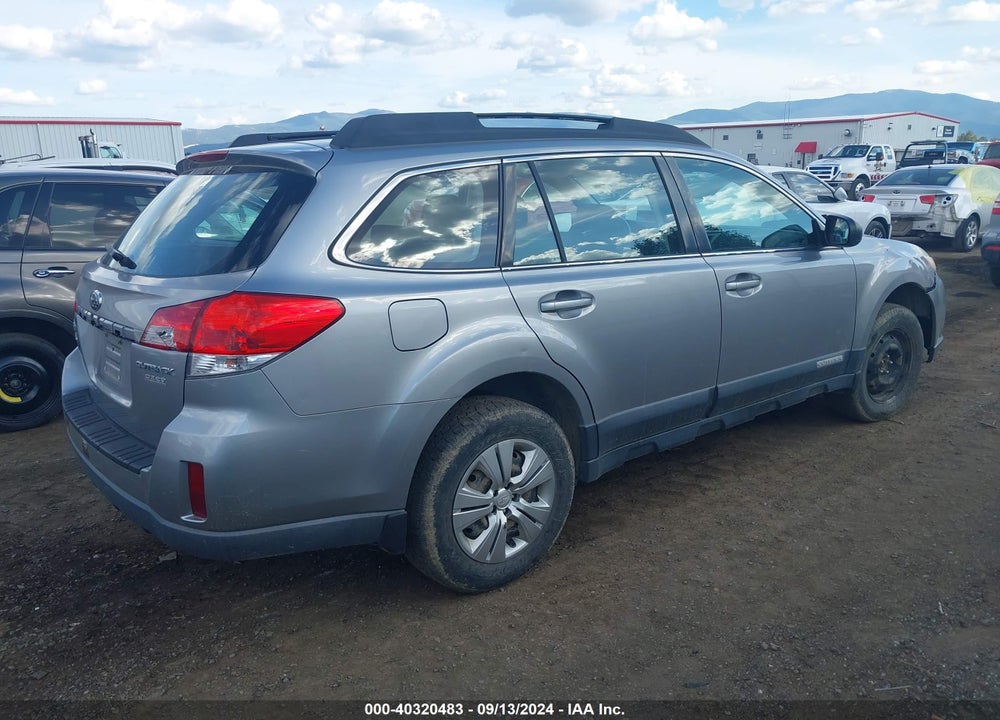 2010 SUBARU OUTBACK 2.5I VIN: 4S4BRBACXA1341190