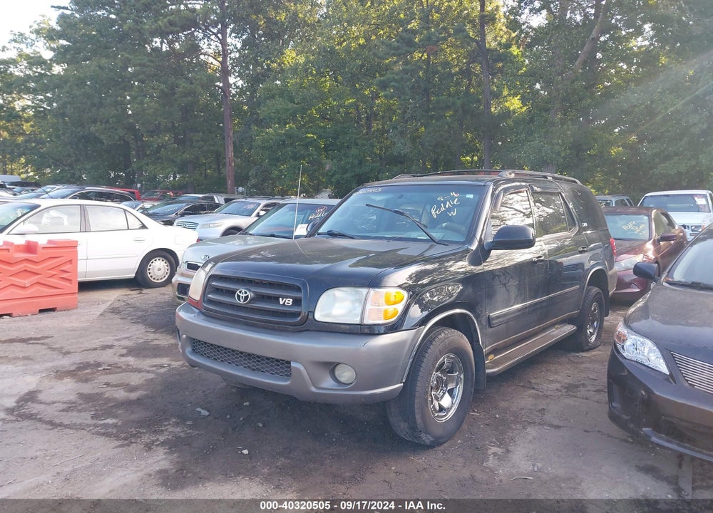 2003 TOYOTA SEQUOIA SR5 V8 VIN: 5TDZT34A63S143698