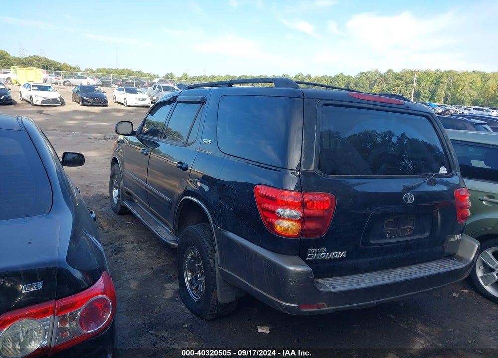 2003 TOYOTA SEQUOIA SR5 V8 VIN: 5TDZT34A63S143698