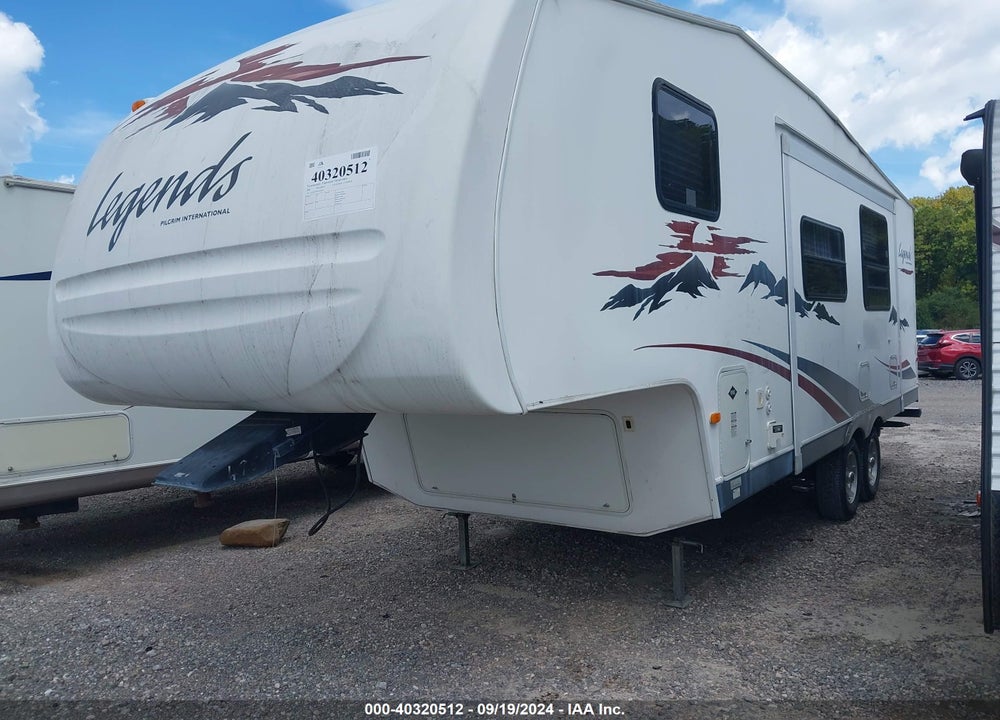 2007 PILGRIM LEGENDS CAMPER TRLR VIN: 5L4FG272871032927