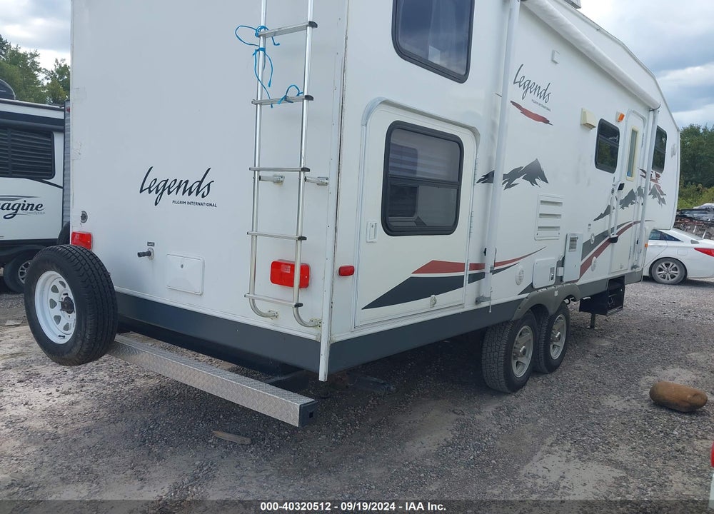 2007 PILGRIM LEGENDS CAMPER TRLR VIN: 5L4FG272871032927