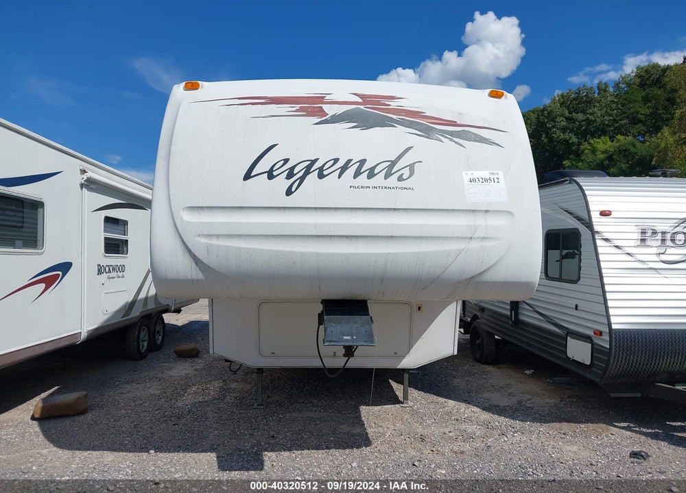 2007 PILGRIM LEGENDS CAMPER TRLR VIN: 5L4FG272871032927