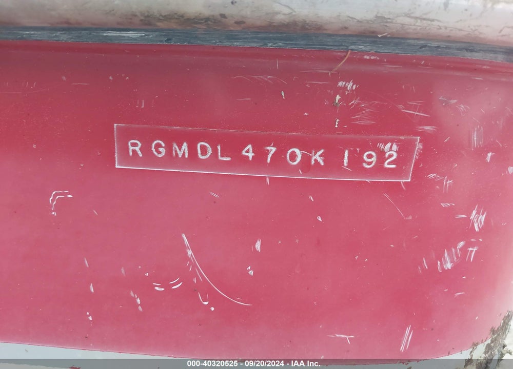 1992 REGAL OTHER VIN: RGMDL470K192