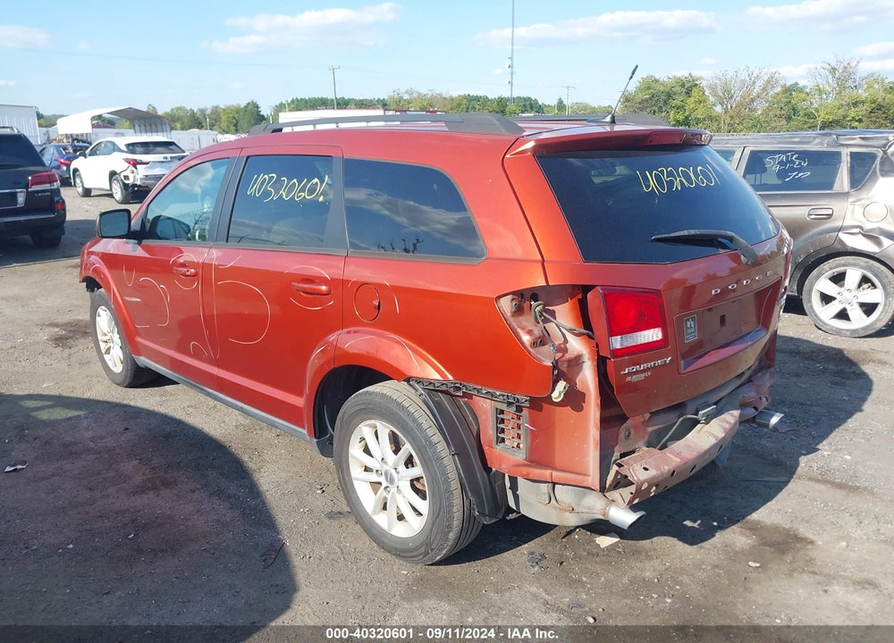 2013 DODGE JOURNEY SXT VIN: 3C4PDCBG0DT692249