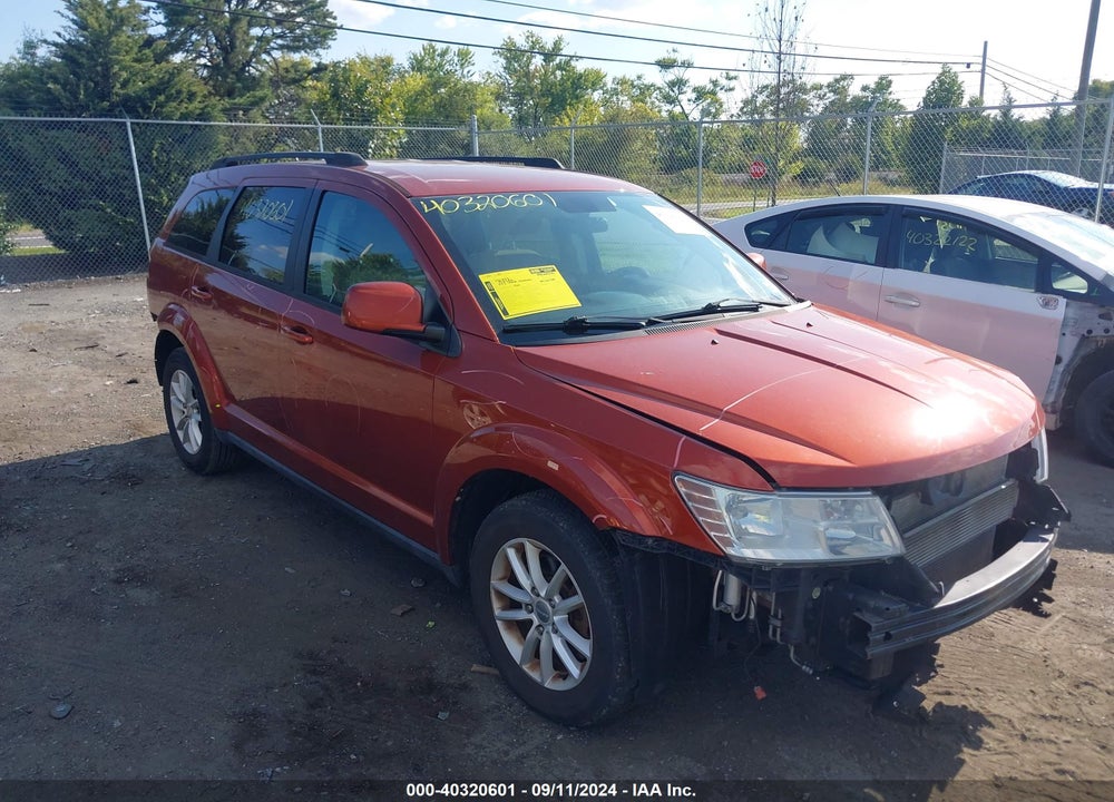 2013 DODGE JOURNEY SXT VIN: 3C4PDCBG0DT692249