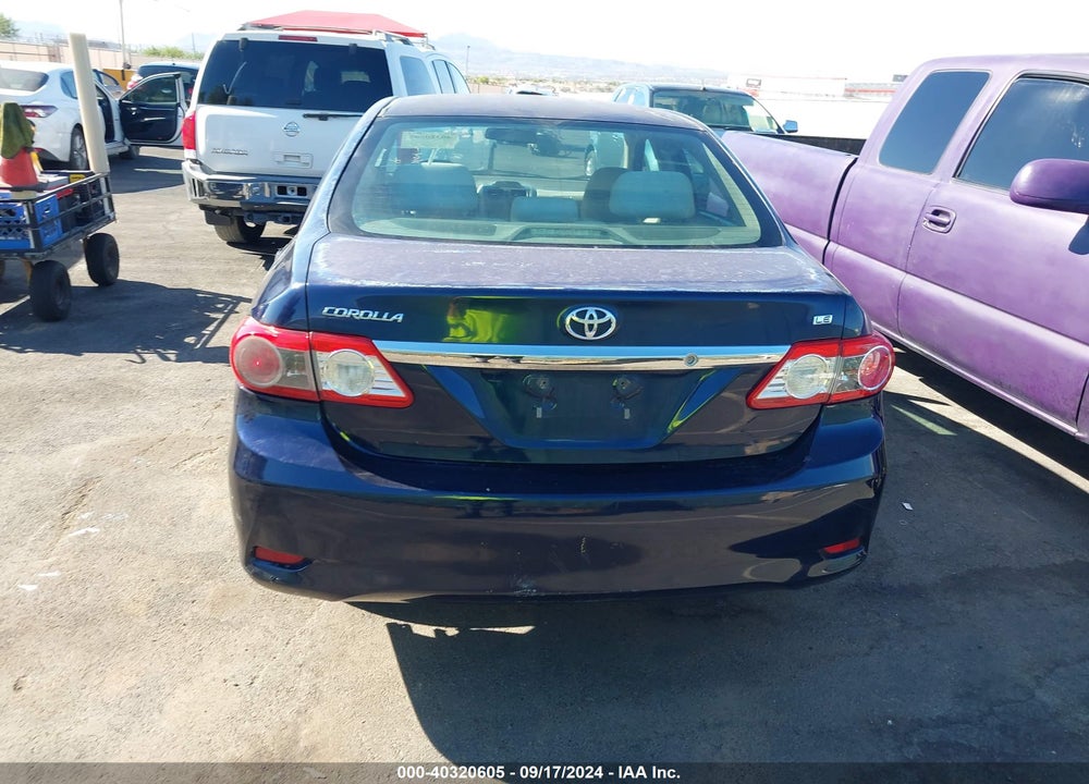 2013 TOYOTA COROLLA LE VIN: 2T1BU4EE8DC035180