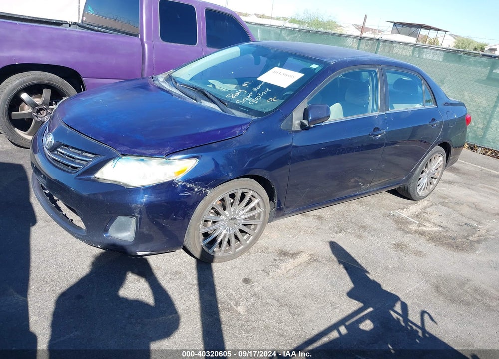 2013 TOYOTA COROLLA LE VIN: 2T1BU4EE8DC035180