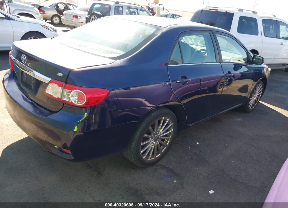 2013 TOYOTA COROLLA LE VIN: 2T1BU4EE8DC035180