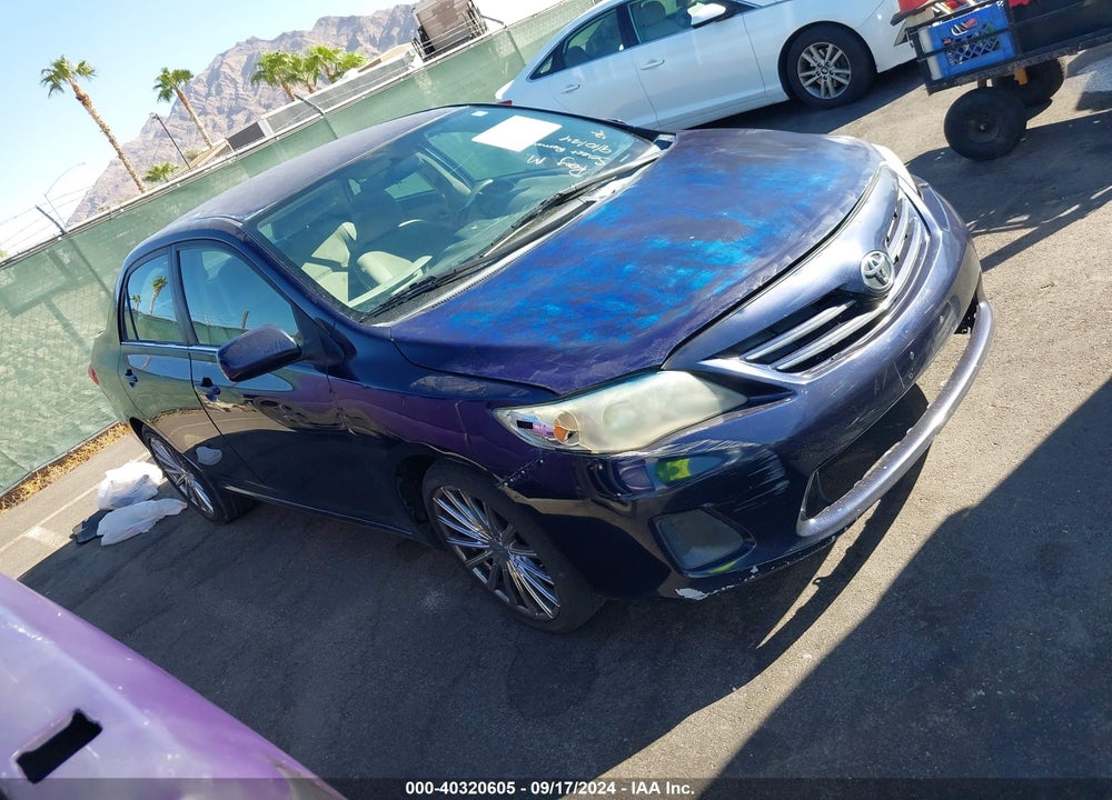 2013 TOYOTA COROLLA LE VIN: 2T1BU4EE8DC035180