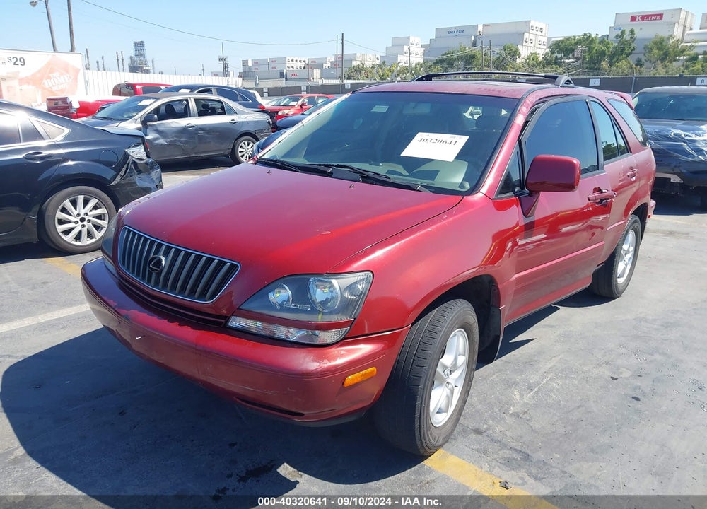 2000 LEXUS RX 300 VIN: JT6GF10U9Y0073621