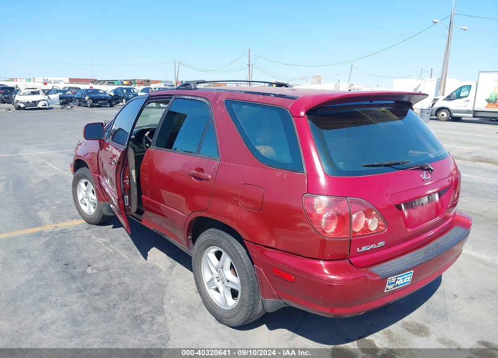 2000 LEXUS RX 300 VIN: JT6GF10U9Y0073621