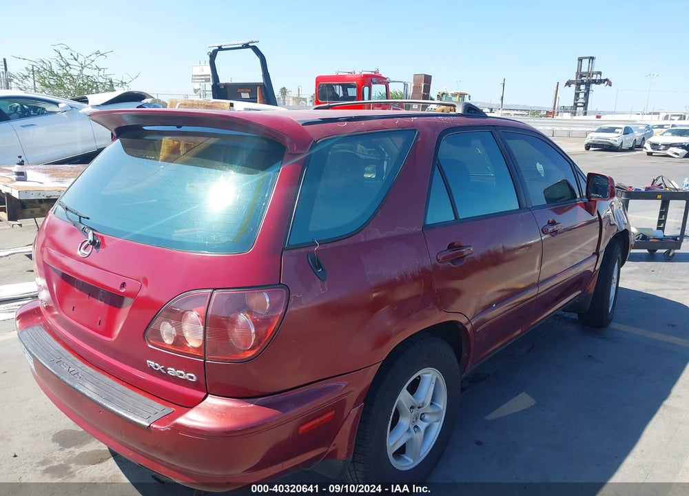 2000 LEXUS RX 300 VIN: JT6GF10U9Y0073621