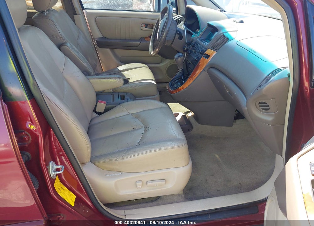 2000 LEXUS RX 300 VIN: JT6GF10U9Y0073621