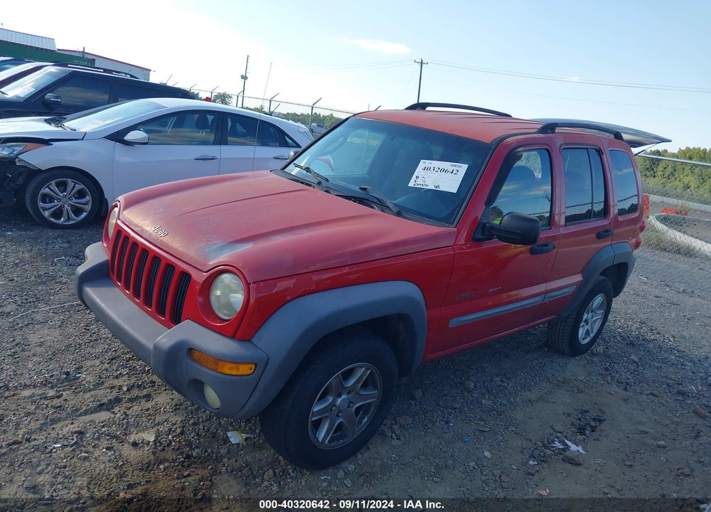 2002 JEEP LIBERTY SPORT VIN: 1J4GL48K72W272445